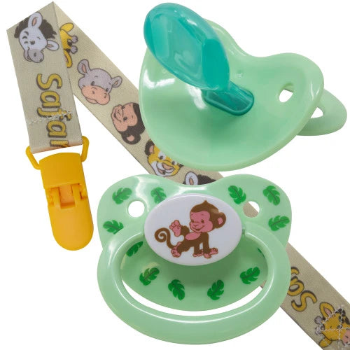 Rearz | Safari | 2er Set - Adult Schnuller + Schnullerkette