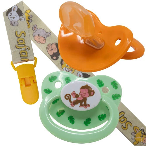 Rearz | Safari | 2er Set - Adult Schnuller + Schnullerkette