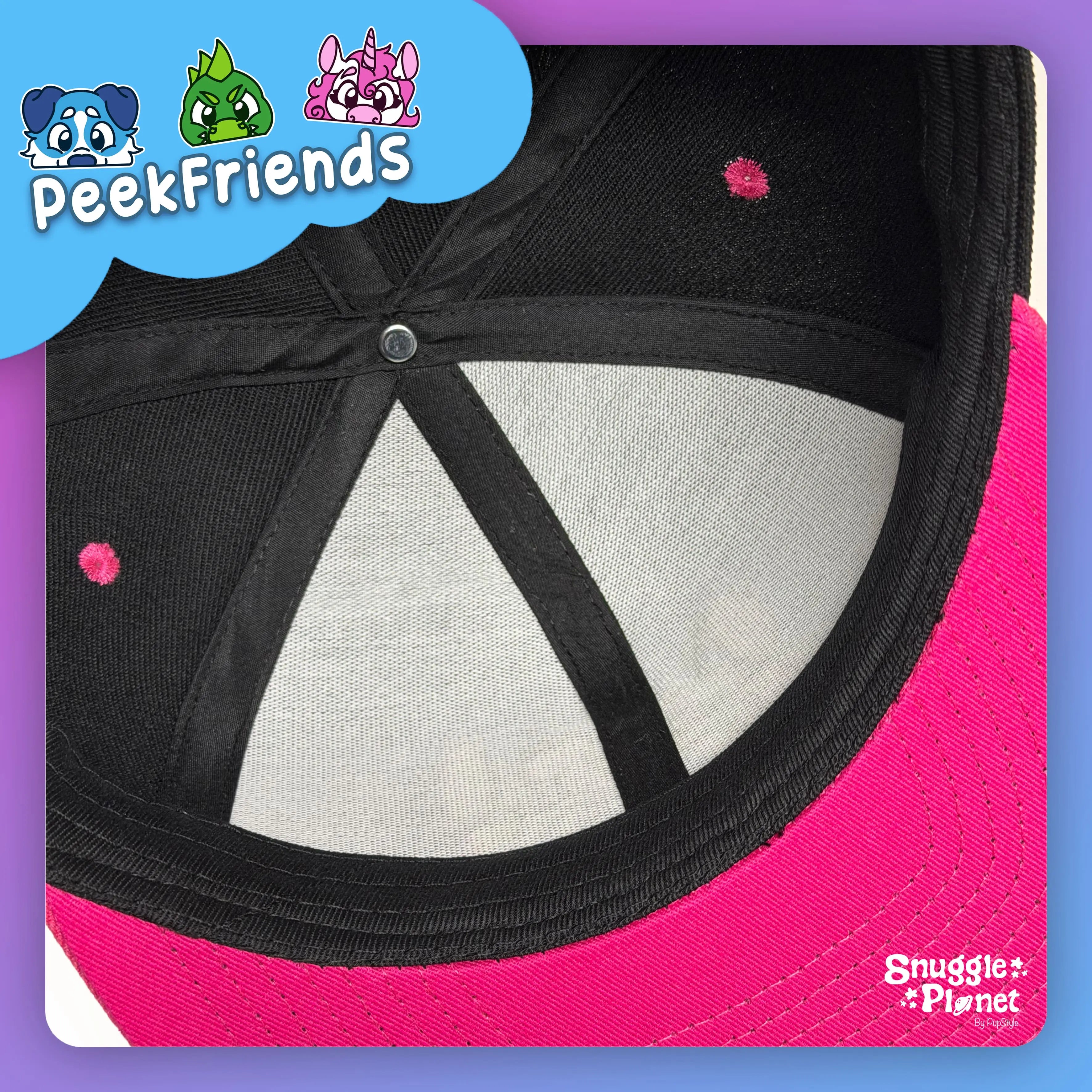SnugglePlanet | PeekFriends | Snapback Cap SnugglePlanet