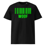 PupStyle | KinkCode WOOF / Schwarz | T-Shirt Neongrün PupStyle