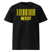 PupStyle | KinkCode WOOF / Schwarz | T-Shirt Gelb PupStyle