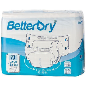 BetterDry | Klassik Weiß | Adult Baby Windeln