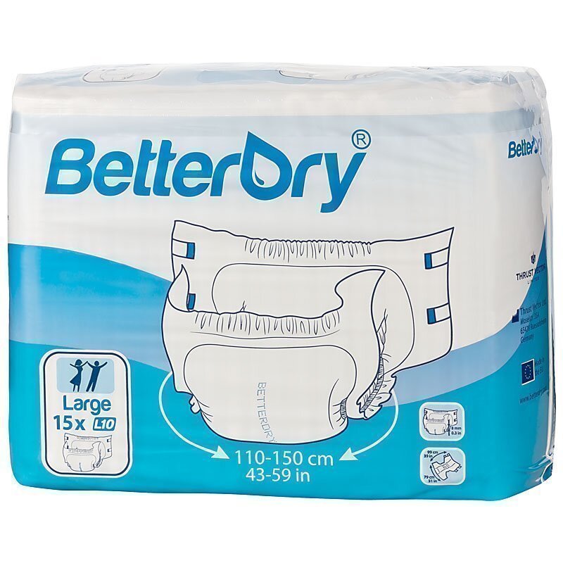 BetterDry | Klassik Weiß | Adult Baby Windeln