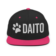 PupStyle | Custom-Name / Paws | Snapback Cap Pink PupStyle