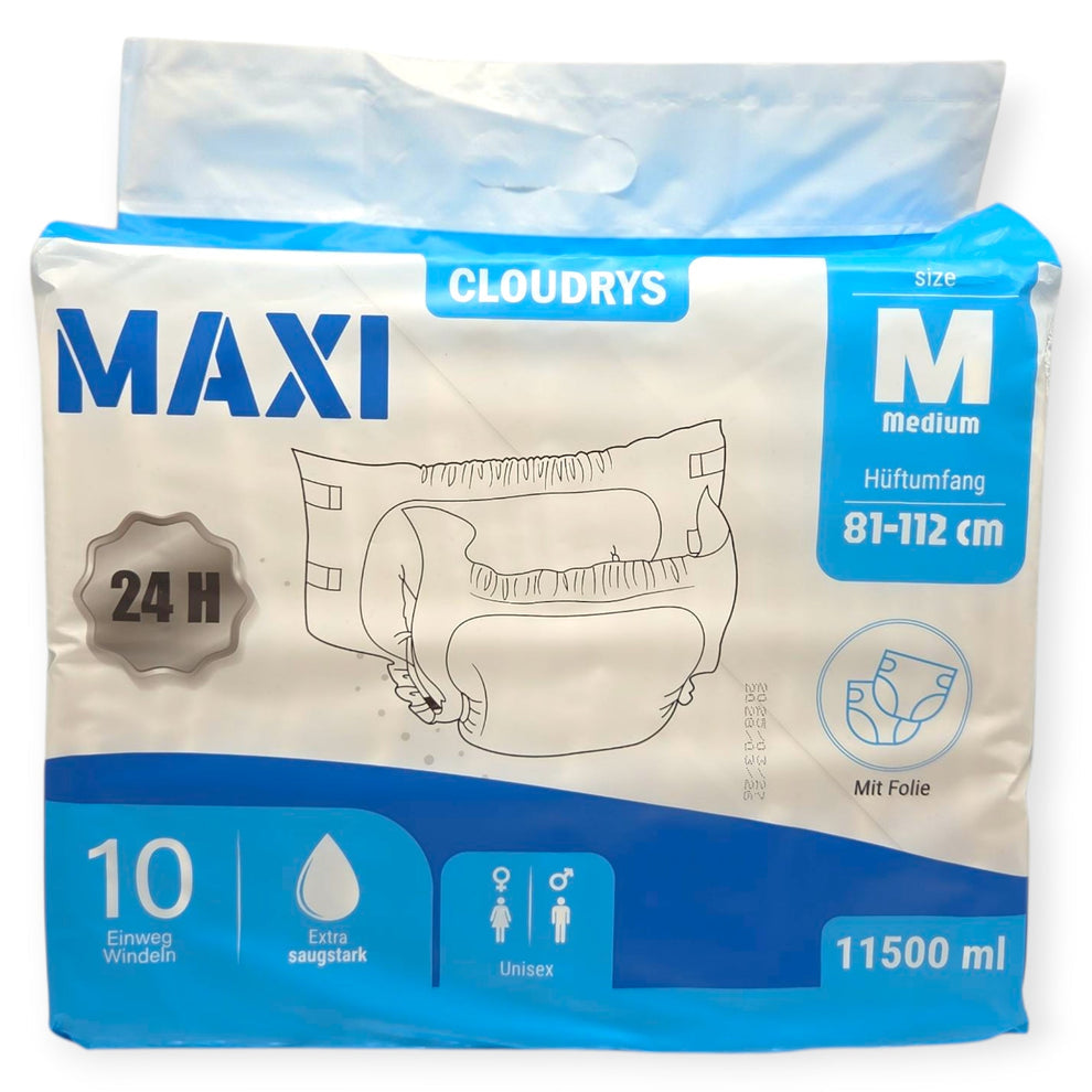 Cloudrys | Maxi - Weiß | Adult Baby Windeln