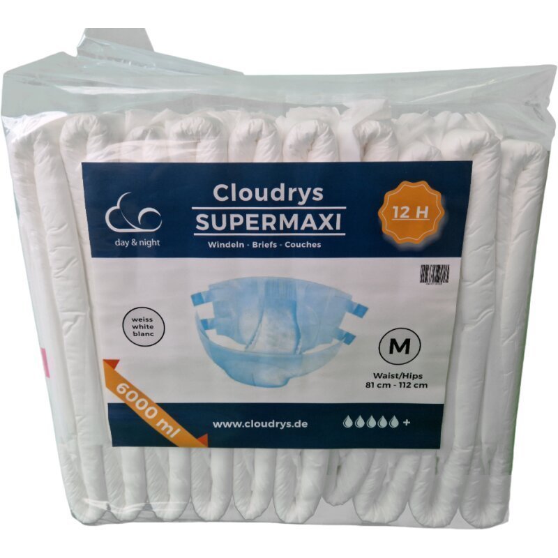 Cloudrys | Supermaxi / weiß | Adult Baby Windeln