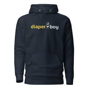 Frechdax | Diaper Boy | Hoodie Navy Blazer frechdax