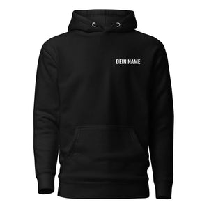 PaFM | Schmutzwuffel / Custom-Name | Hoodie schwarz