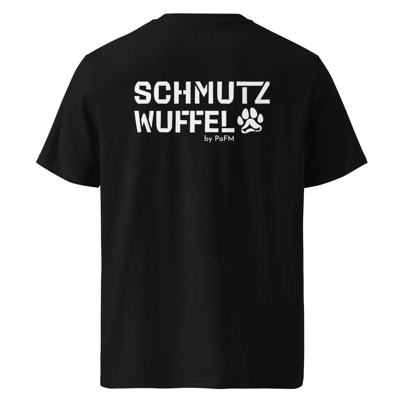 PaFM | Schmutzwuffel / Custom-Name | T-Shirt schwarz PaFM