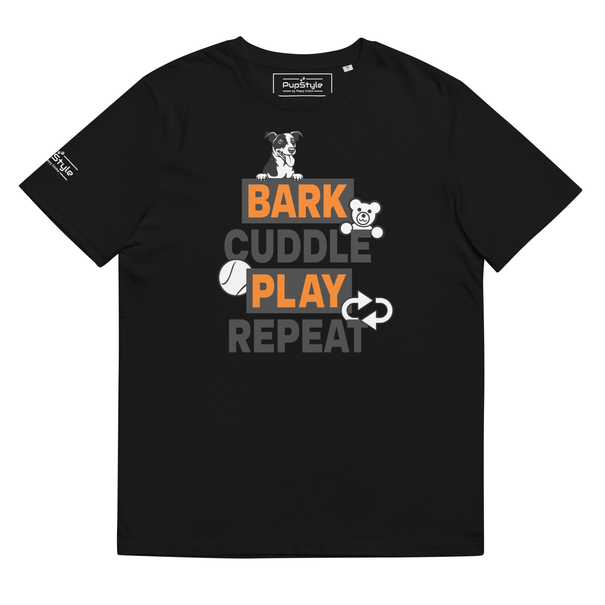 PupStyle | Bark Cuddle Play Repeat / Individual Color | T-Shirt - PupStyle