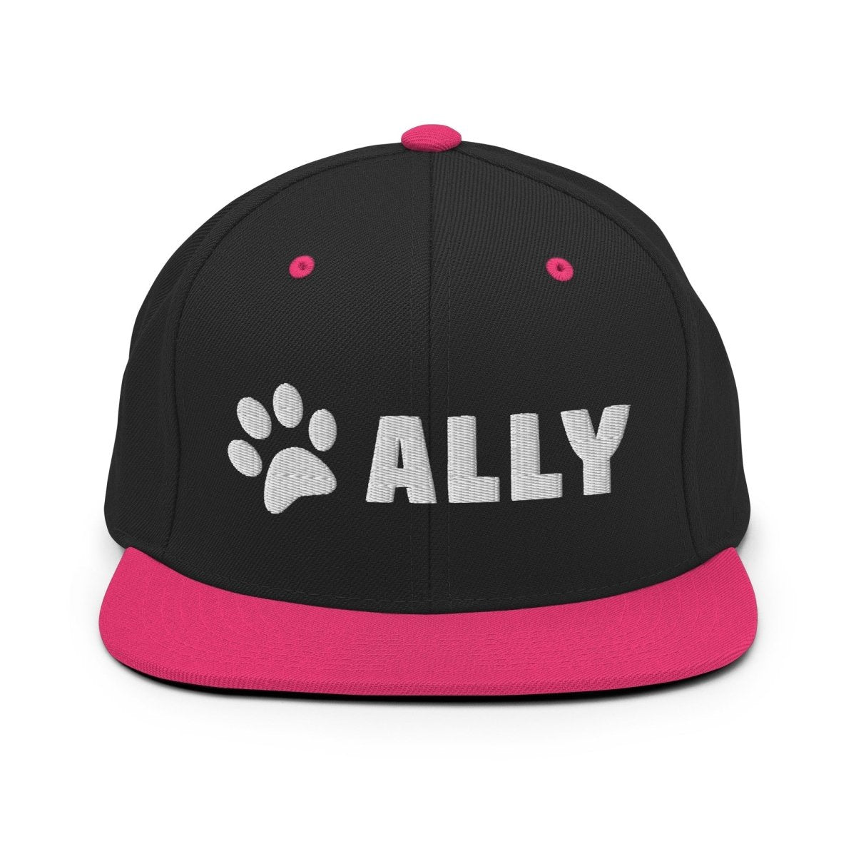 PupStyle | Custom-Name / Paws | Snapback Cap Pink PupStyle