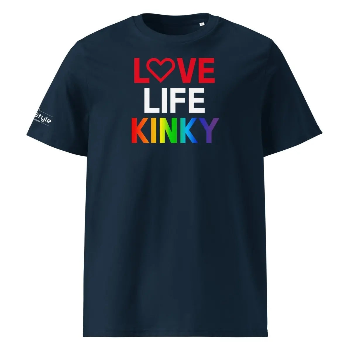 PupStyle | Love Life Kinky / Pride | T-Shirt French Navy PupStyle