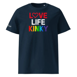 PupStyle | Love Life Kinky / Pride | T-Shirt French Navy PupStyle