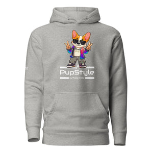 PupStyle | Merch | Hoodie Carbon Grey PupStyle