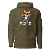 PupStyle | Merch | Hoodie Military Green PupStyle