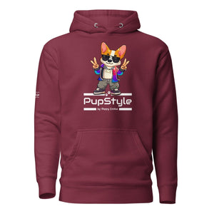 PupStyle | Merch | Hoodie Maroon PupStyle