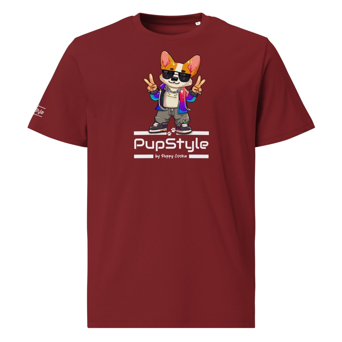 PupStyle | Merch | T-Shirt Burgundy PupStyle