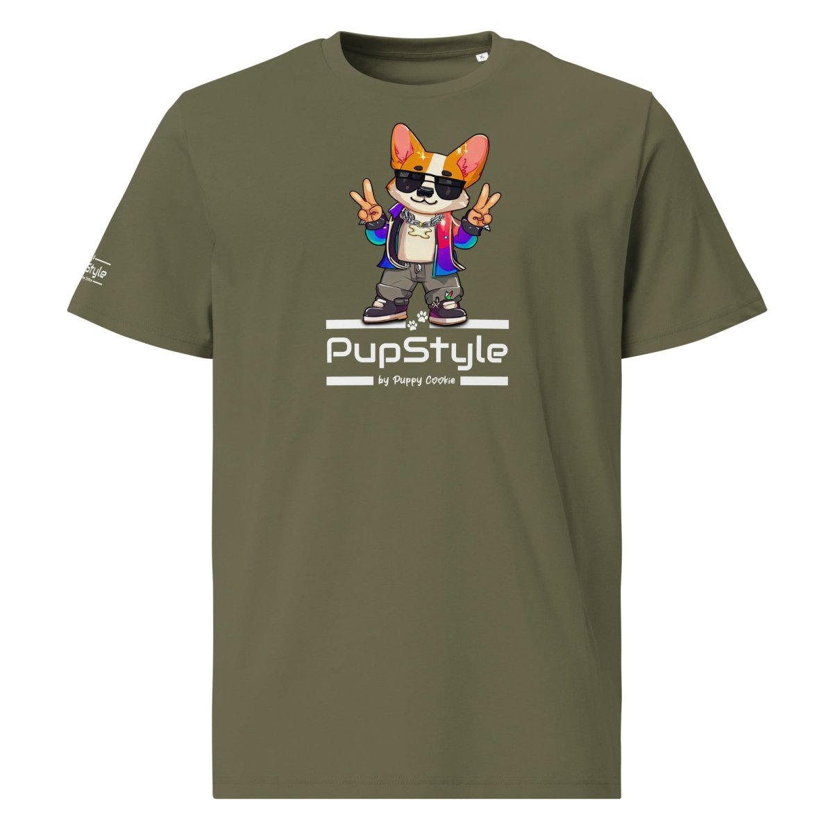 PupStyle | Merch | T-Shirt Khaki PupStyle