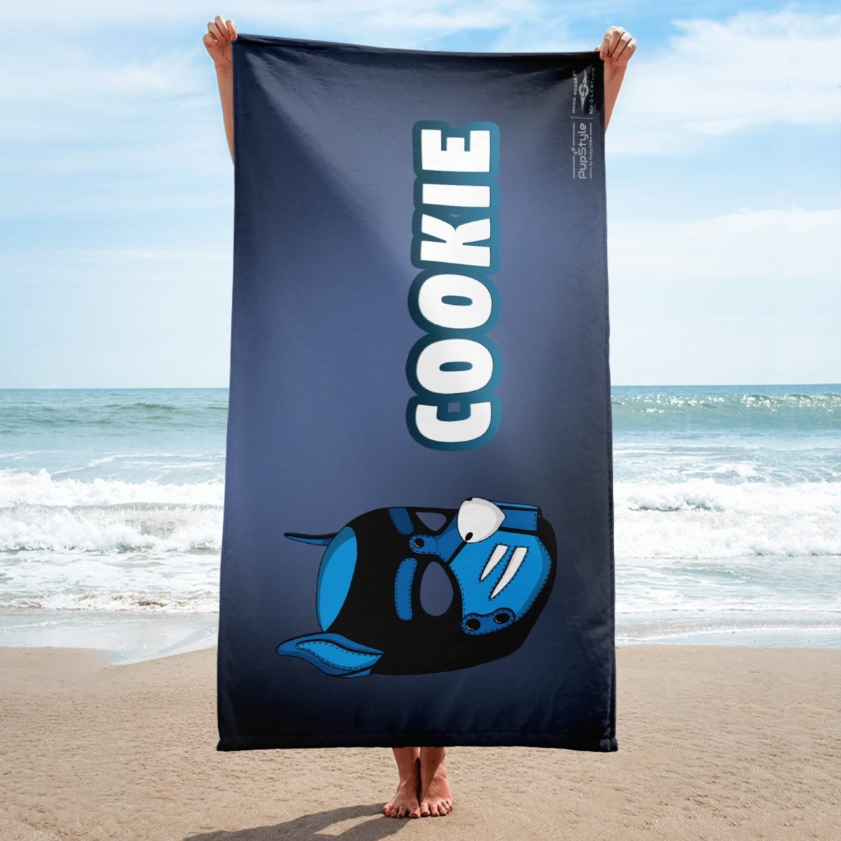 PupStyle + Mr-S-Leather | Custom Hood-Design | Badetuch PupStyle + Mr-S-Leather