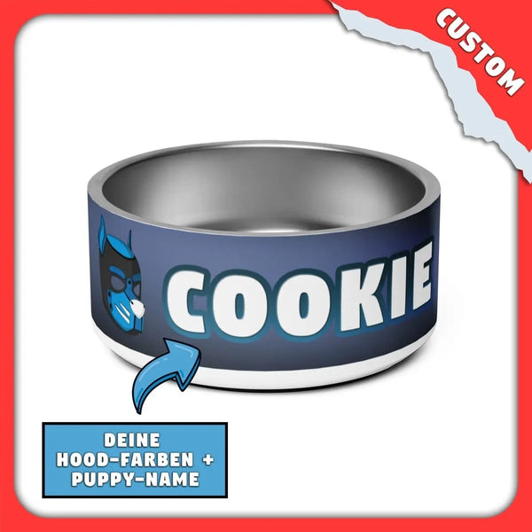 PupStyle + Mr-S-Leather | Custom Hood-Design | Premium Napf Groß (946 ml) PupStyle