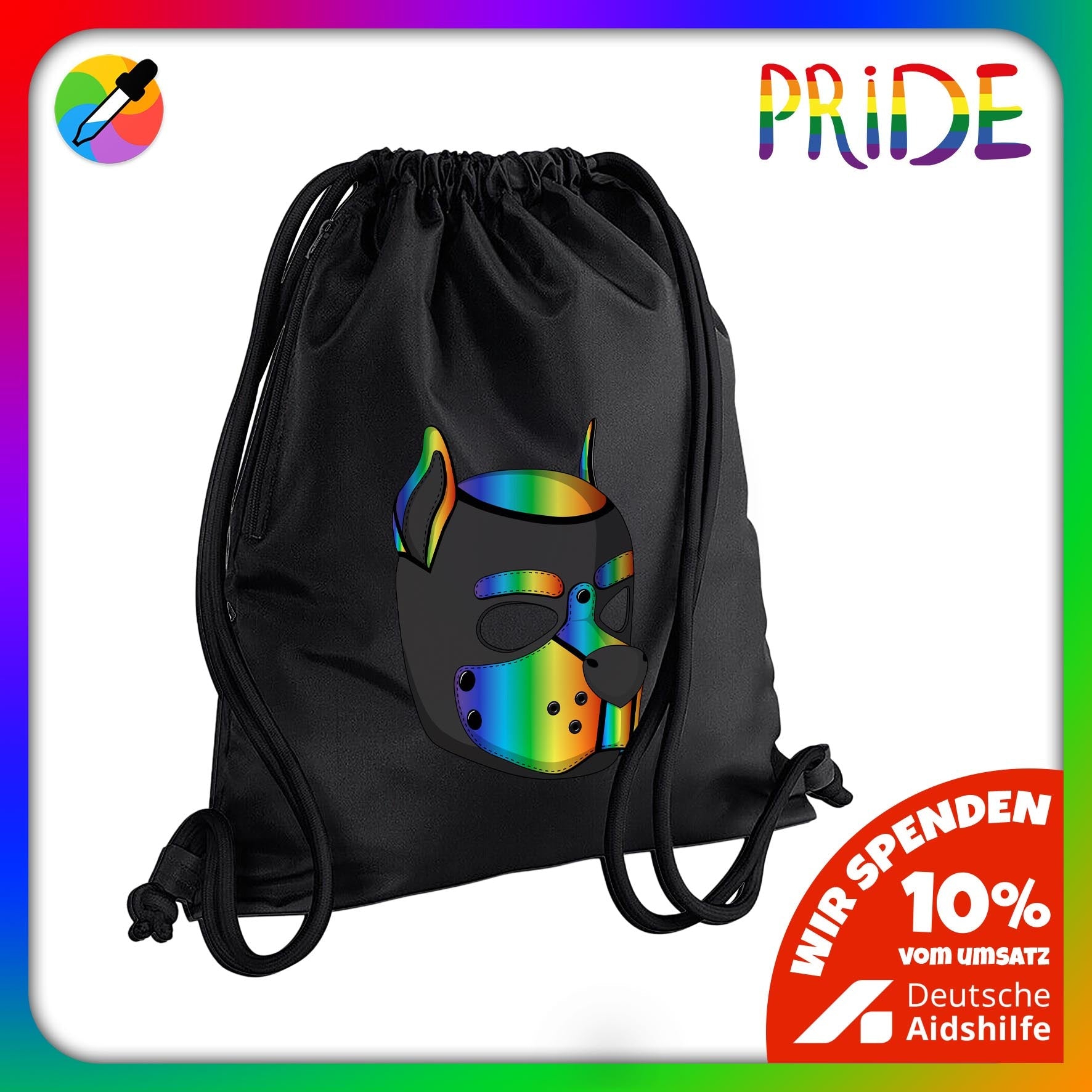 PupStyle + Mr - S - Leather | Hood / Pride | Premium GymBag - PupStyle