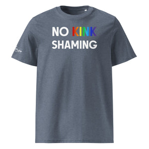 PupStyle | No Kink Shaming / Pride | T-Shirt Dark Heather Blue PupStyle