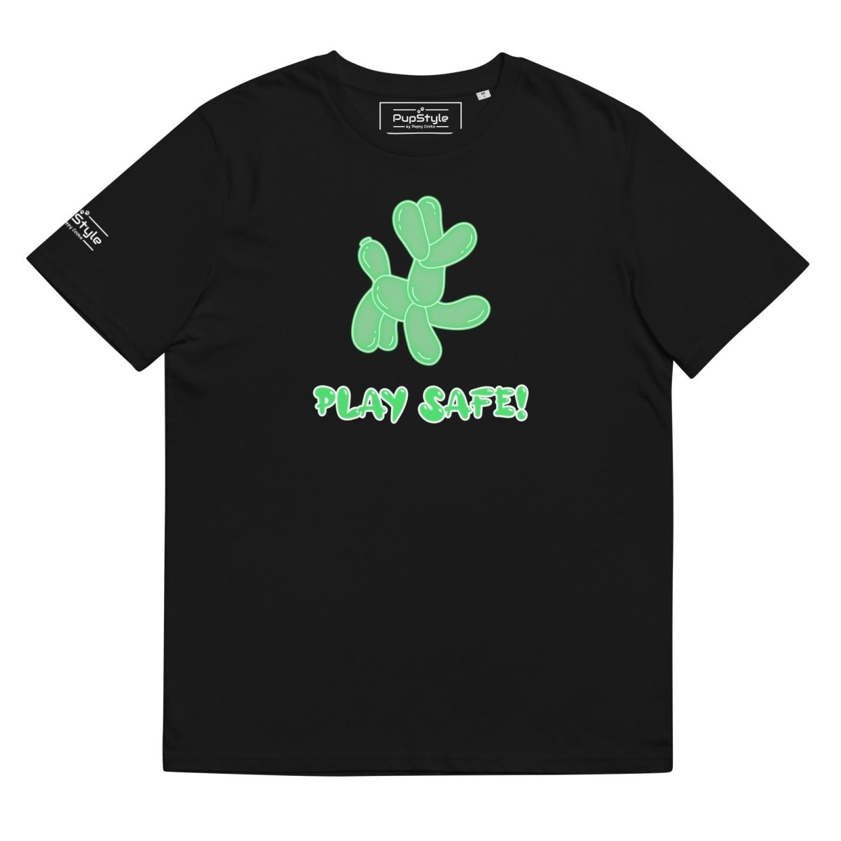 PupStyle | Play Safe! / Individual Color | T-Shirt Green PupStyle