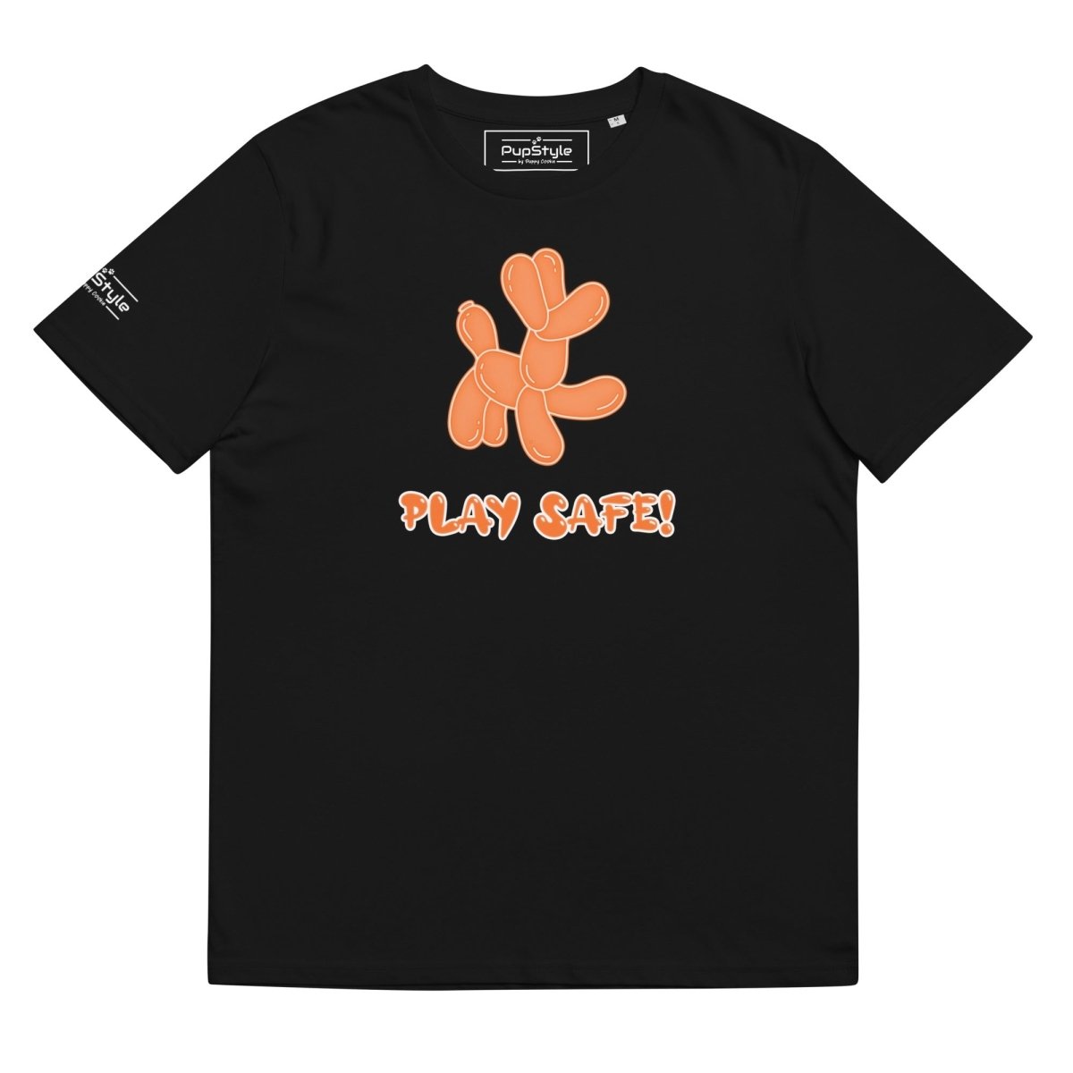 PupStyle | Play Safe! / Individual Color | T-Shirt Orange PupStyle