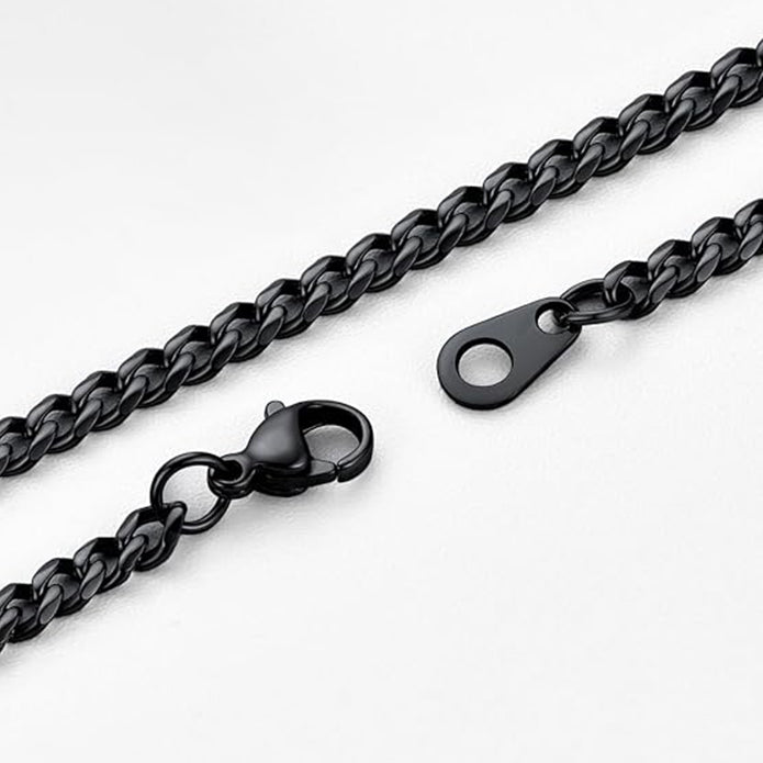 PupStyle | Premium Panzerkette (silber / schwarz) PupStyle