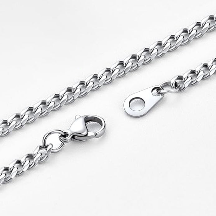 PupStyle | Premium Panzerkette (silber / schwarz) PupStyle