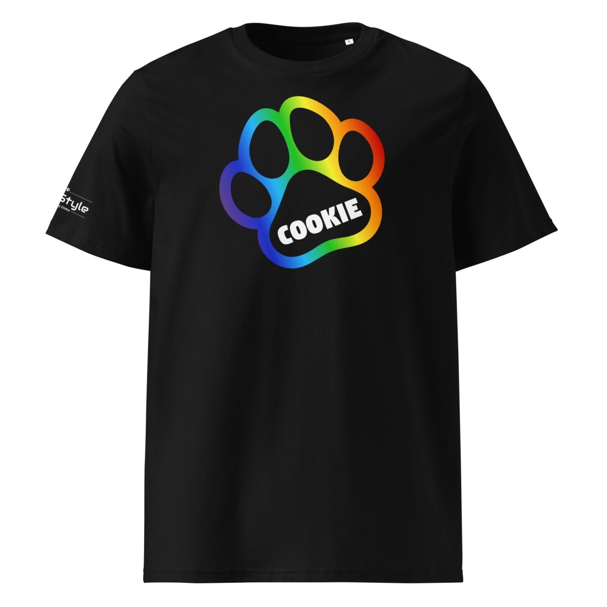 PupStyle | Pride Paw / Custom-Name | T-Shirt Black PupStyle