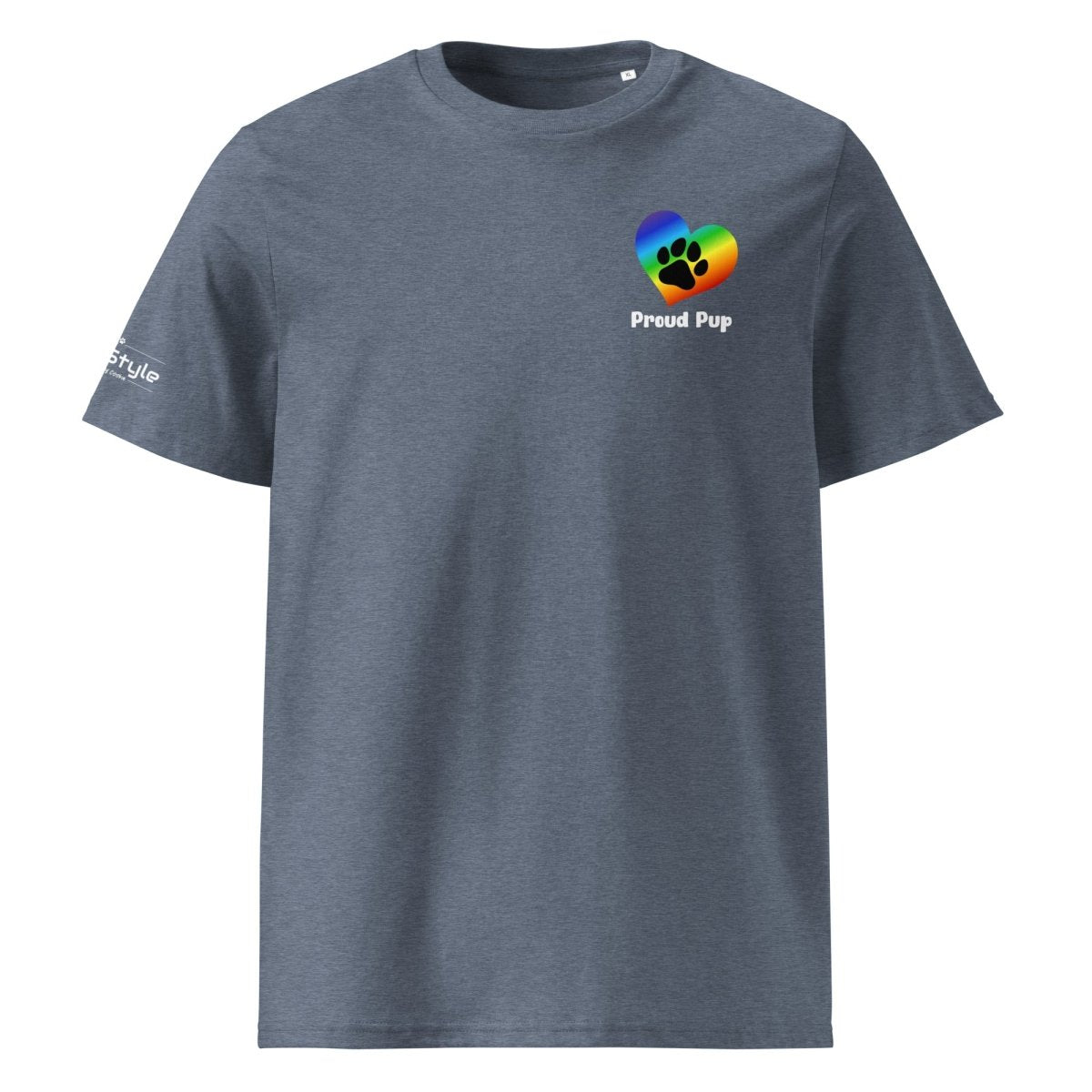 PupStyle | Proud Pup 2.0 / Pride | T-Shirt Dark Heather Blue PupStyle