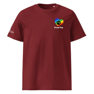 PupStyle | Proud Pup 2.0 / Pride | T-Shirt Burgundy PupStyle