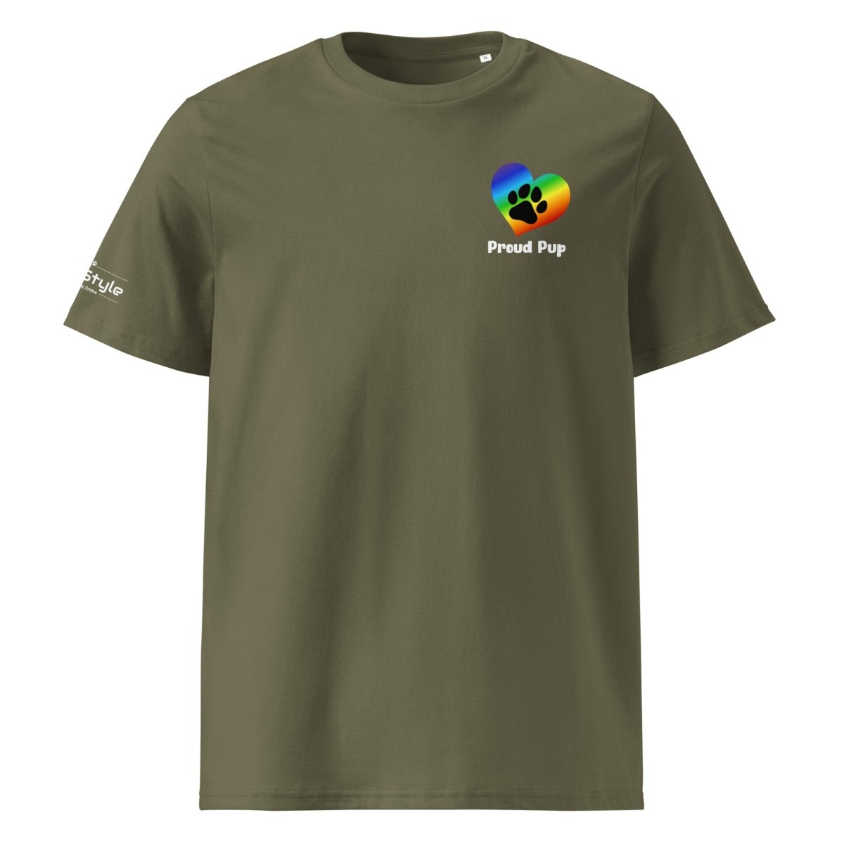 PupStyle | Proud Pup 2.0 / Pride | T-Shirt Khaki PupStyle