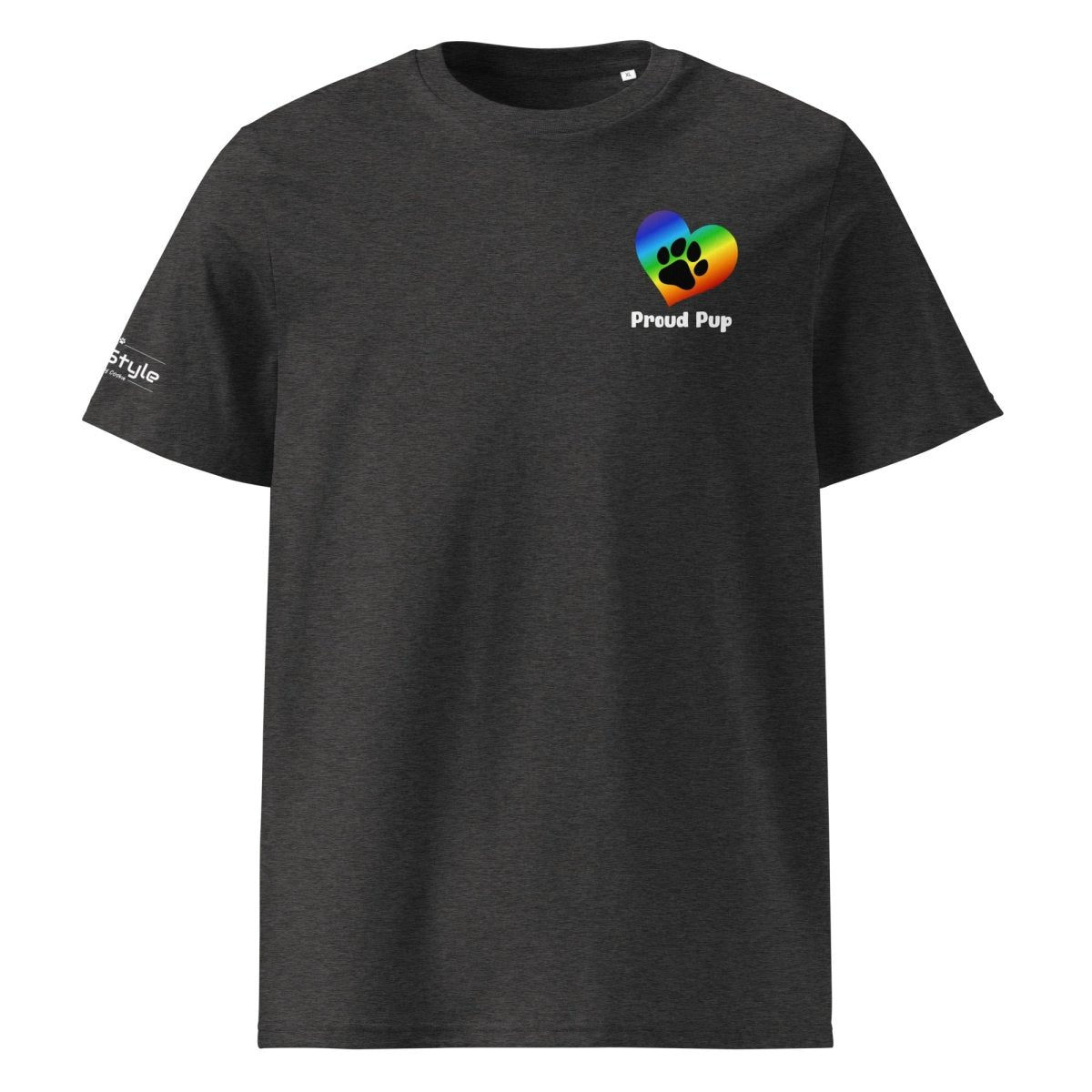 PupStyle | Proud Pup 2.0 / Pride | T-Shirt Dark Heather Grey PupStyle