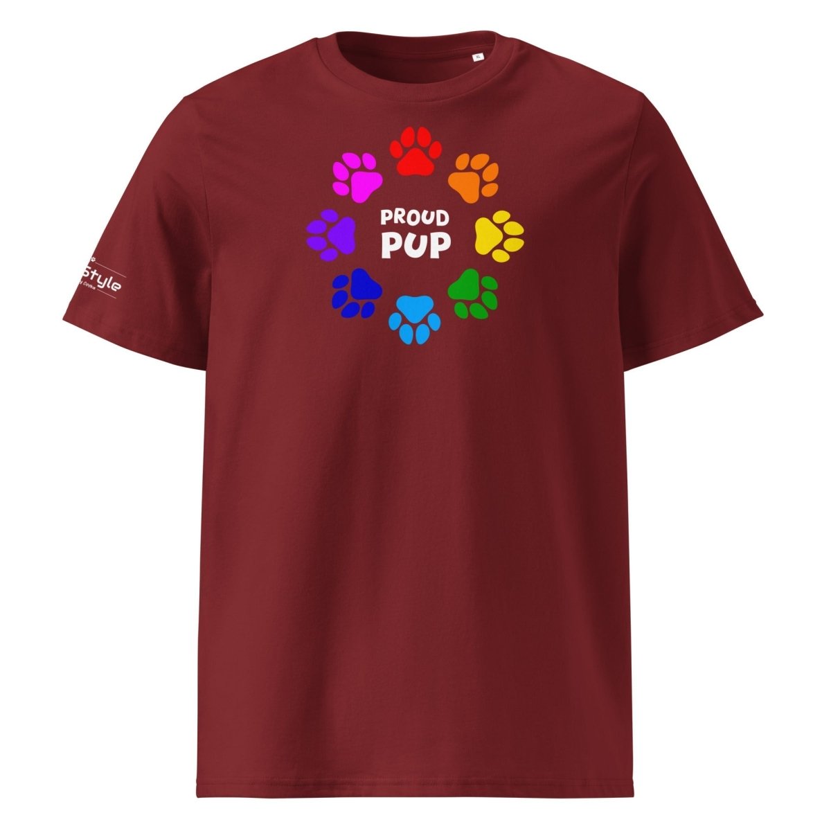 PupStyle | Proud Pup / Pride | T-Shirt Burgundy PupStyle