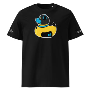 PupStyle + SchwuZ | Puppy Duck / Blue | T-Shirt Black PupStyle