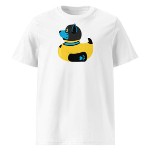 PupStyle + SchwuZ | Puppy Duck / Blue | T-Shirt White PupStyle
