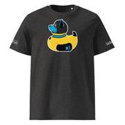 PupStyle + SchwuZ | Puppy Duck / Blue | T-Shirt Dark Heather Grey PupStyle