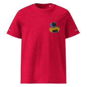 PupStyle + SchwuZ | Puppy Duck / Blue | T-Shirt bestickt Red PupStyle