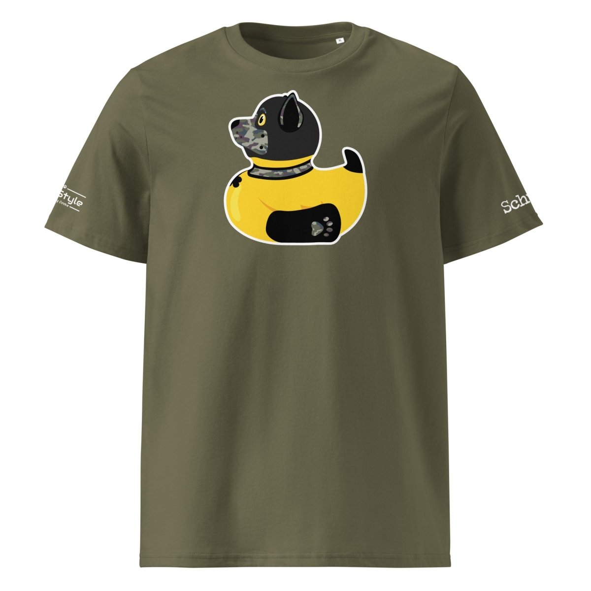 PupStyle + SchwuZ | Puppy Duck / Camouflage | T-Shirt Khaki PupStyle