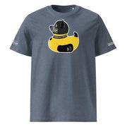 PupStyle + SchwuZ | Puppy Duck / Camouflage | T-Shirt Dark Heather Blue PupStyle