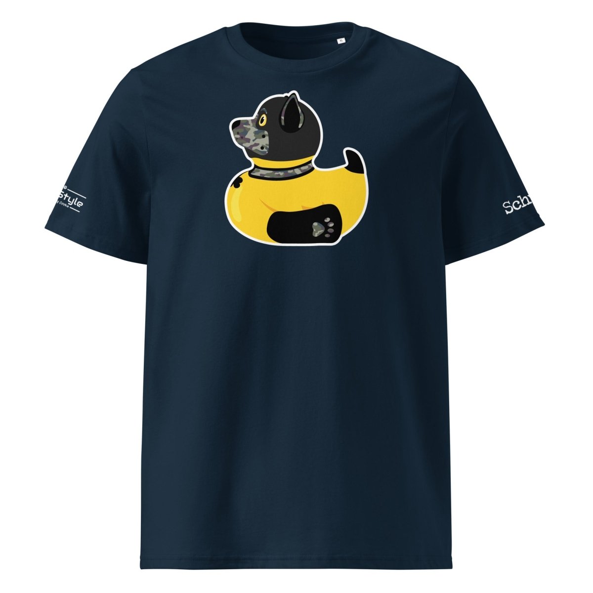 PupStyle + SchwuZ | Puppy Duck / Camouflage | T-Shirt French Navy PupStyle
