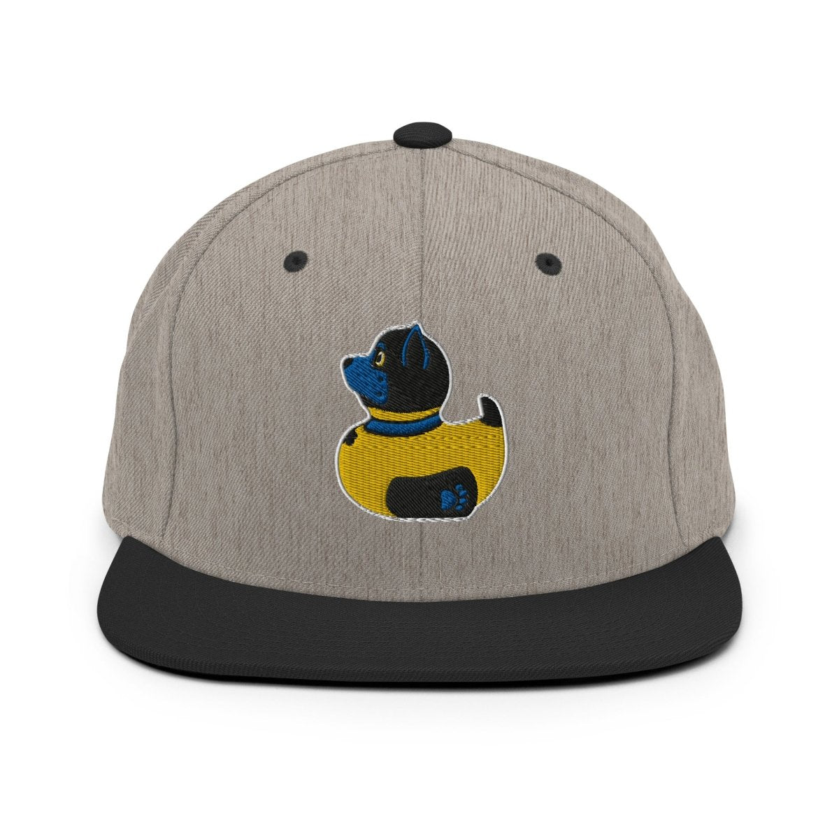 PupStyle + SchwuZ | Puppy Duck / Dark Blue | Snapback Cap Heather Black PupStyle + SchwuZ