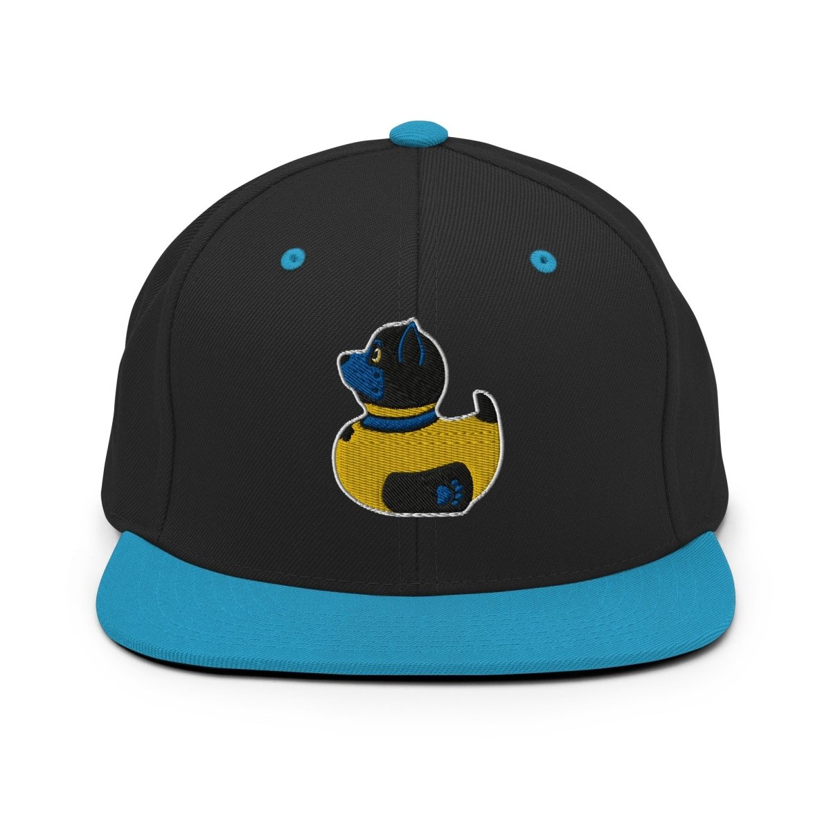 PupStyle + SchwuZ | Puppy Duck / Dark Blue | Snapback Cap Black Teal PupStyle + SchwuZ