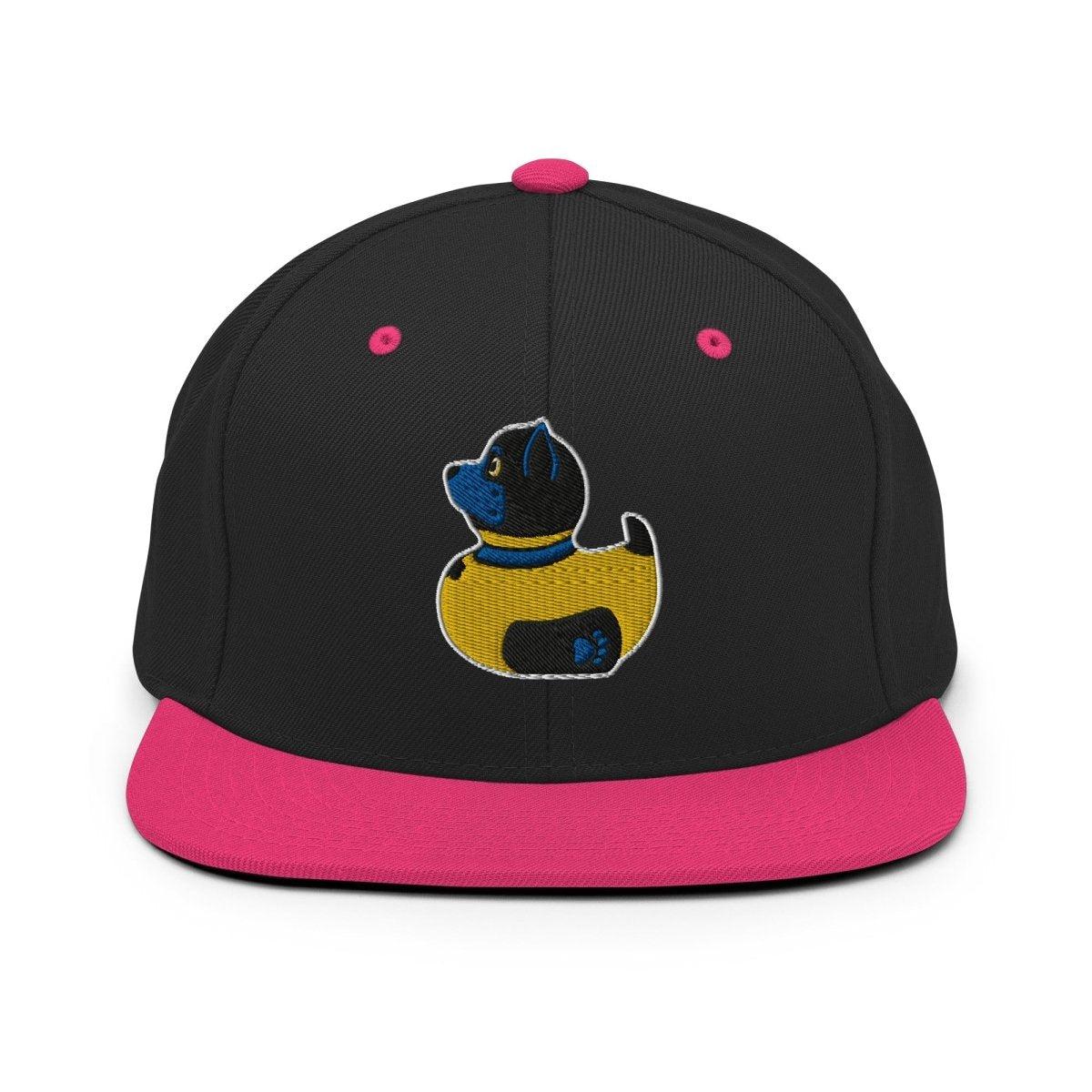 PupStyle + SchwuZ | Puppy Duck / Dark Blue | Snapback Cap Black Neon Pink PupStyle + SchwuZ