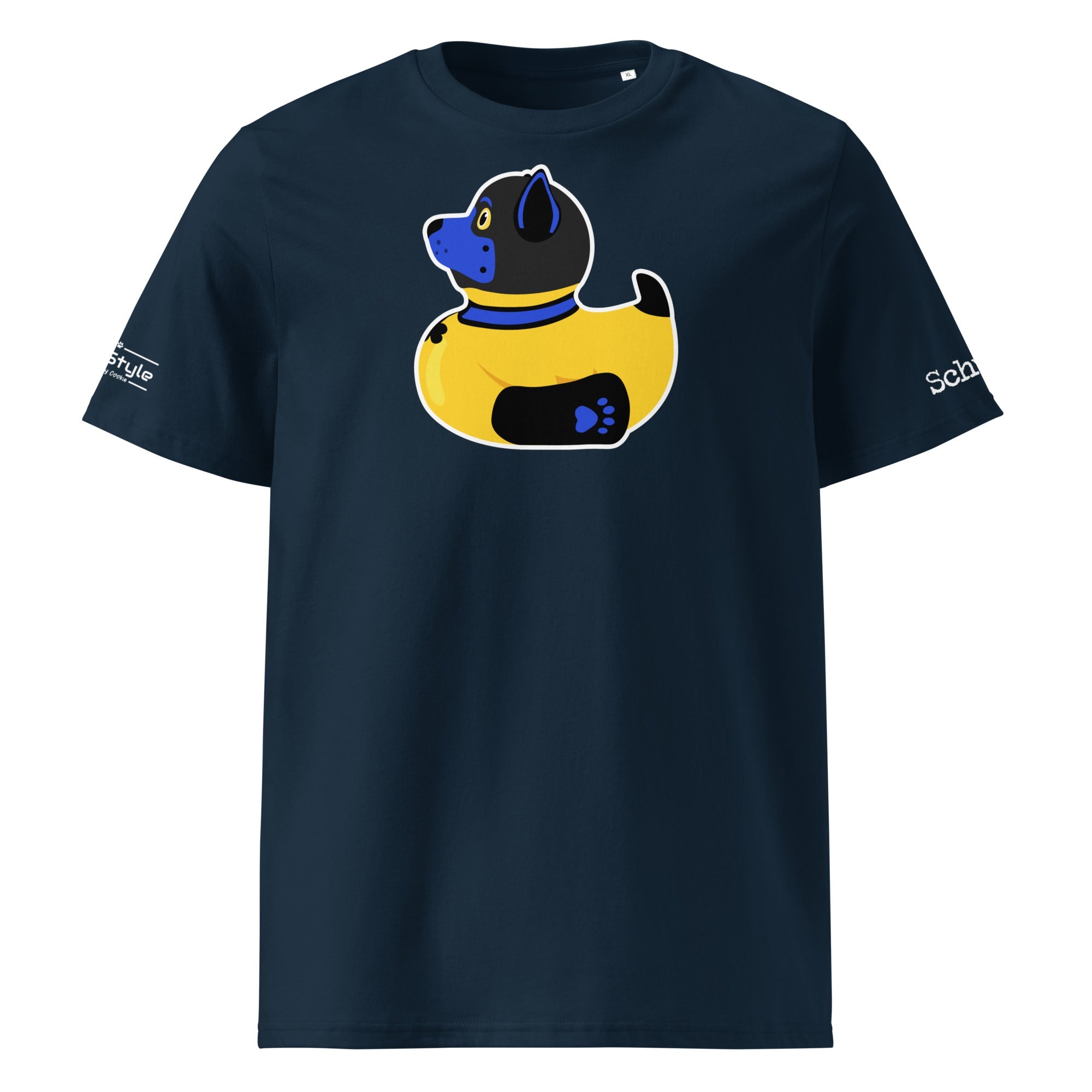 PupStyle + SchwuZ | Puppy Duck / Dark Blue | T-Shirt - PupStyle