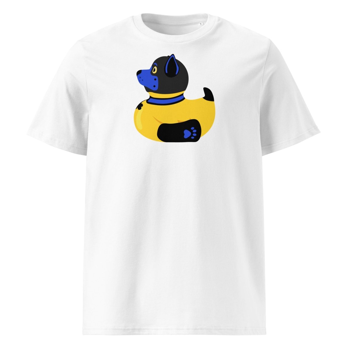 PupStyle + SchwuZ | Puppy Duck / Dark Blue | T-Shirt White PupStyle