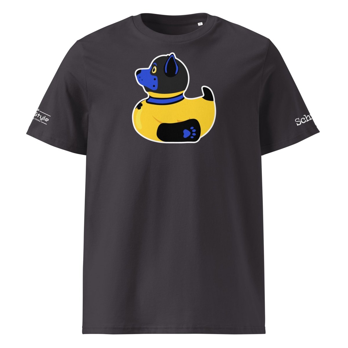 PupStyle + SchwuZ | Puppy Duck / Dark Blue | T-Shirt Anthracite PupStyle