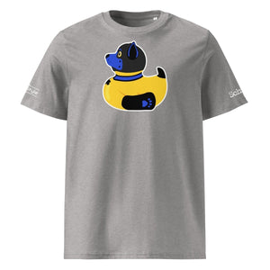 PupStyle + SchwuZ | Puppy Duck / Dark Blue | T-Shirt Heather Grey PupStyle